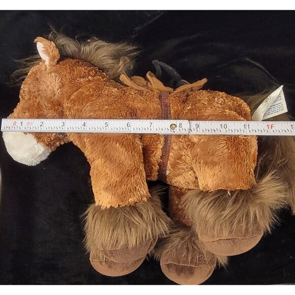 Vintage Retired Build-A-Bear Workshop Clydesdale Horse with Saddle - Picture 8 of 15